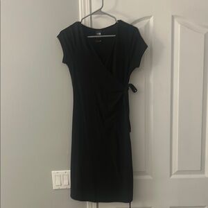 The North Face Black Sheath Midi Dress V-Neck